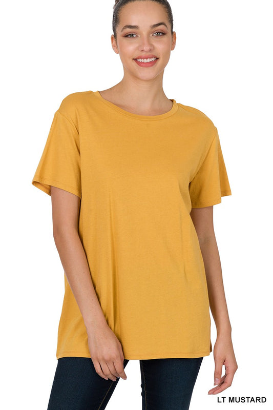 Mustard Cotton Tee