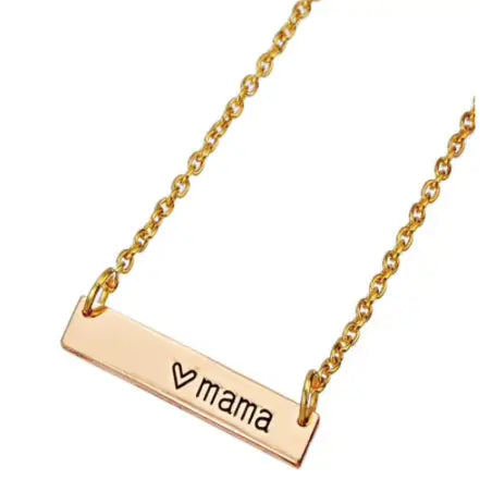 Mama Necklace- Gold or Silver