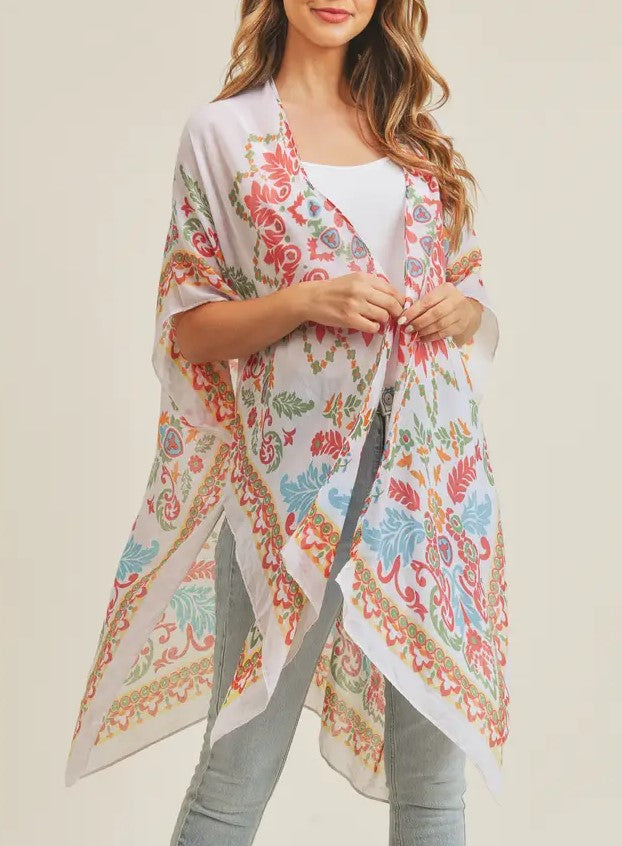 Bohemian Print Kimono