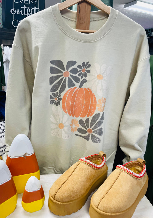 Bobo Pumpkin Crewneck