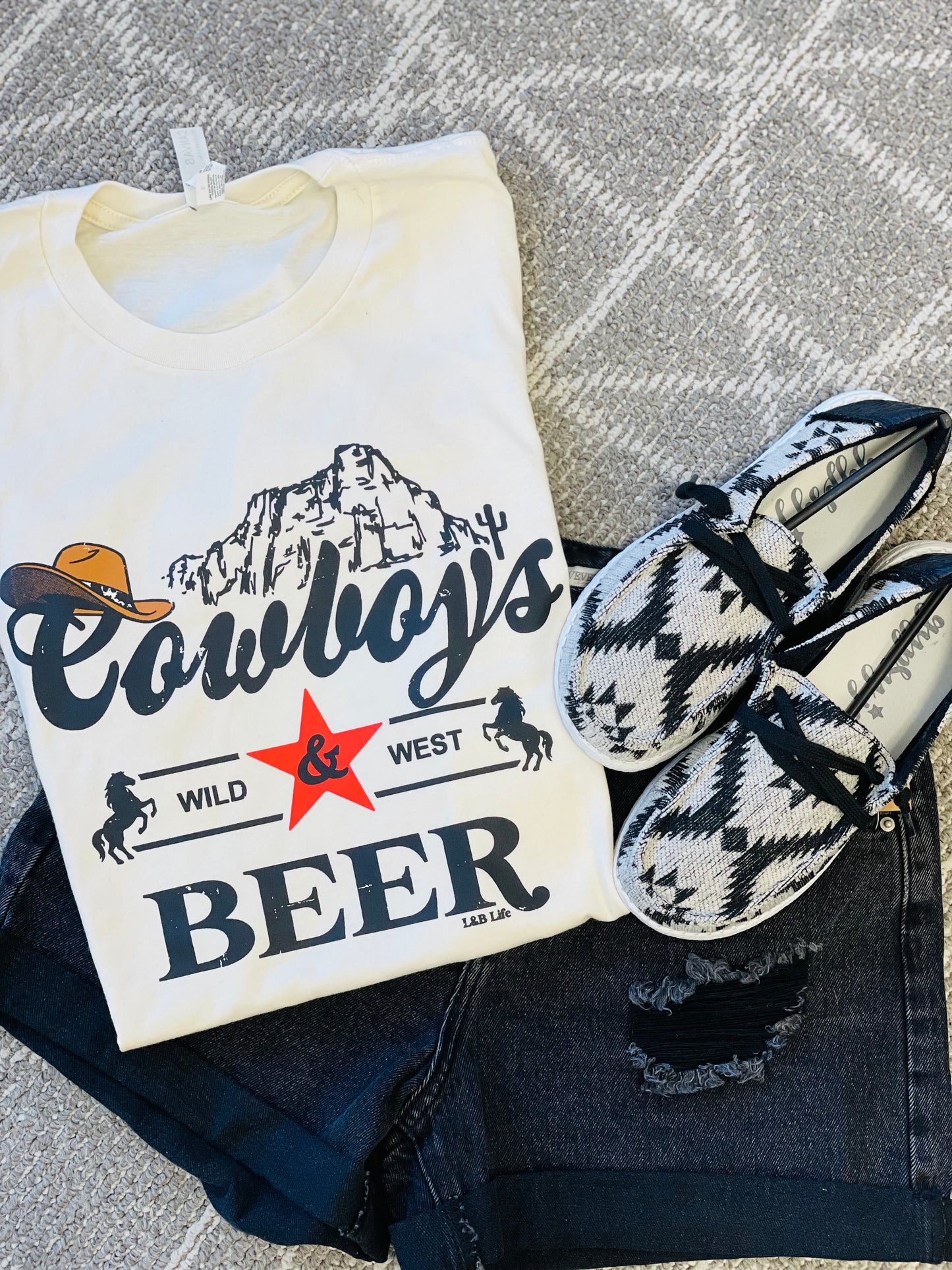 Cowboys & Beer Tee