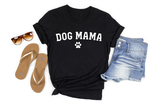 Dog Mama Tee- Black