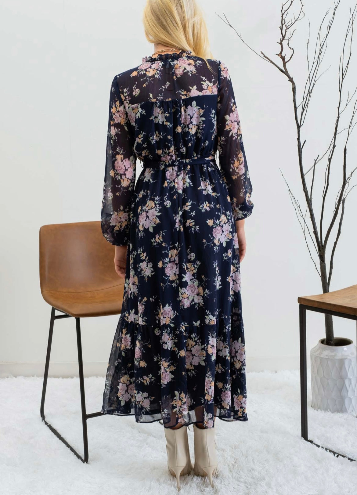 Blue Moon Floral Dress