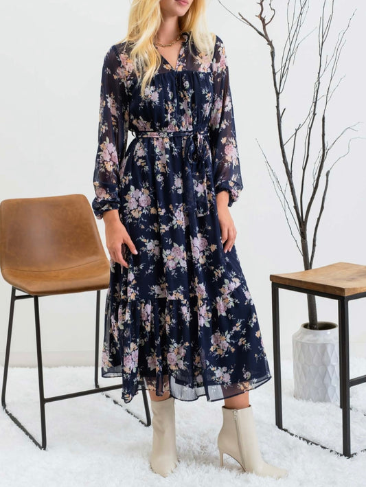 Blue Moon Floral Dress