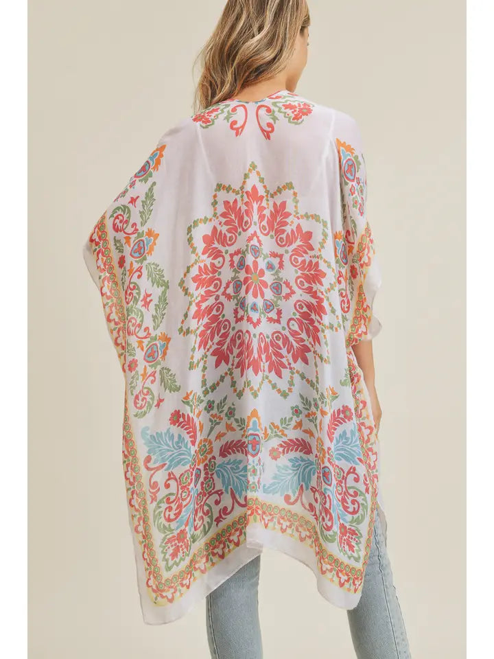 Bohemian Print Kimono