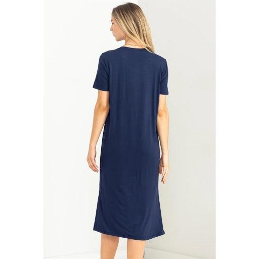 Dark Night MIDI T-Shirt Dress