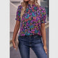 All Over Floral Print Blouse