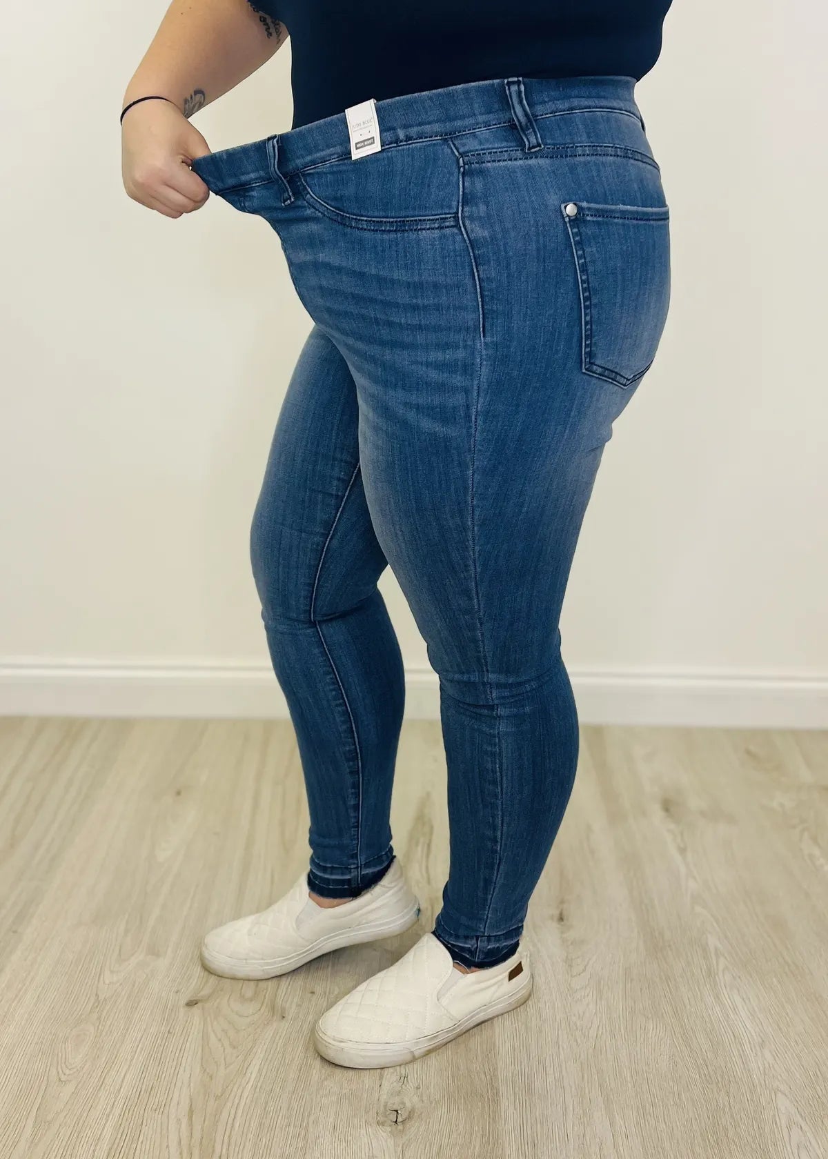 Judy Blue HW Hem Release Pull On Skinnies