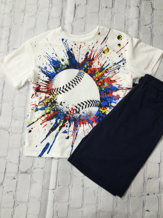 Baseball Splatter Tee