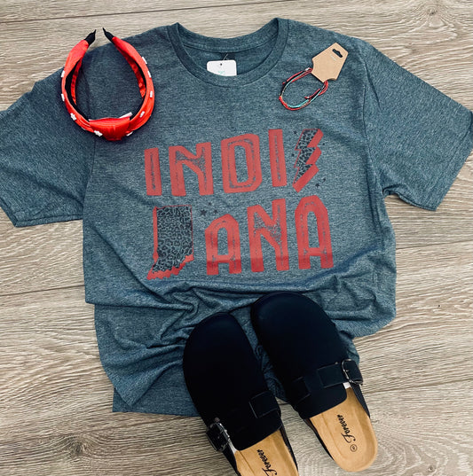 Charcoal Indiana Tee