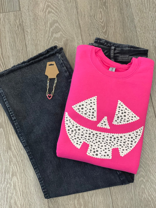 Pink Pumpkin Sweatshirt