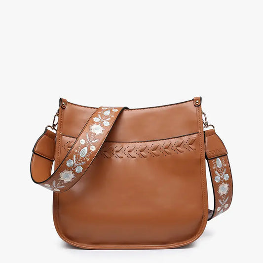 Brown Pippa Stitch Crossbody