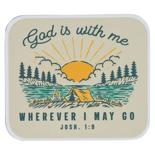 God Is with Me Magnet