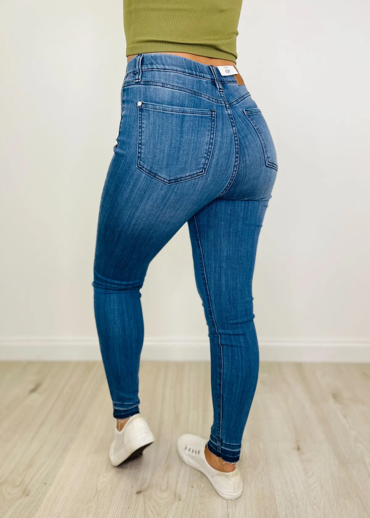 Judy Blue HW Hem Release Pull On Skinnies