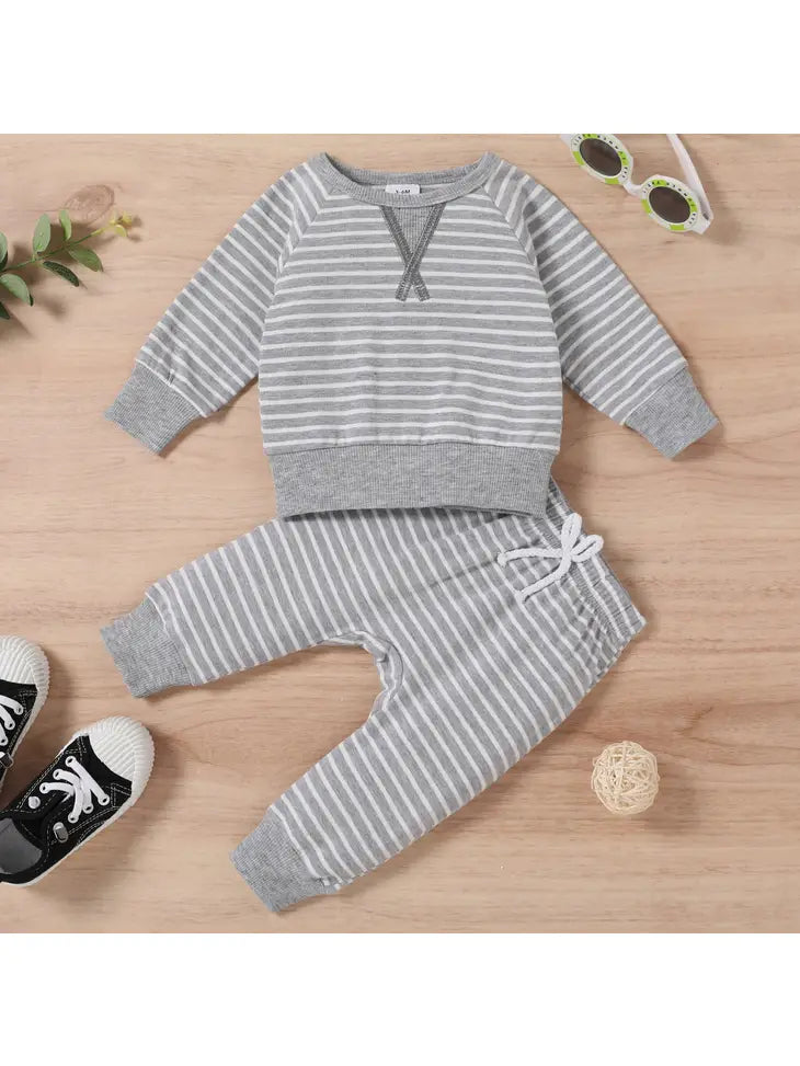 Grey Stripe Set