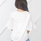 Girls Lace Bell Sleeve Top