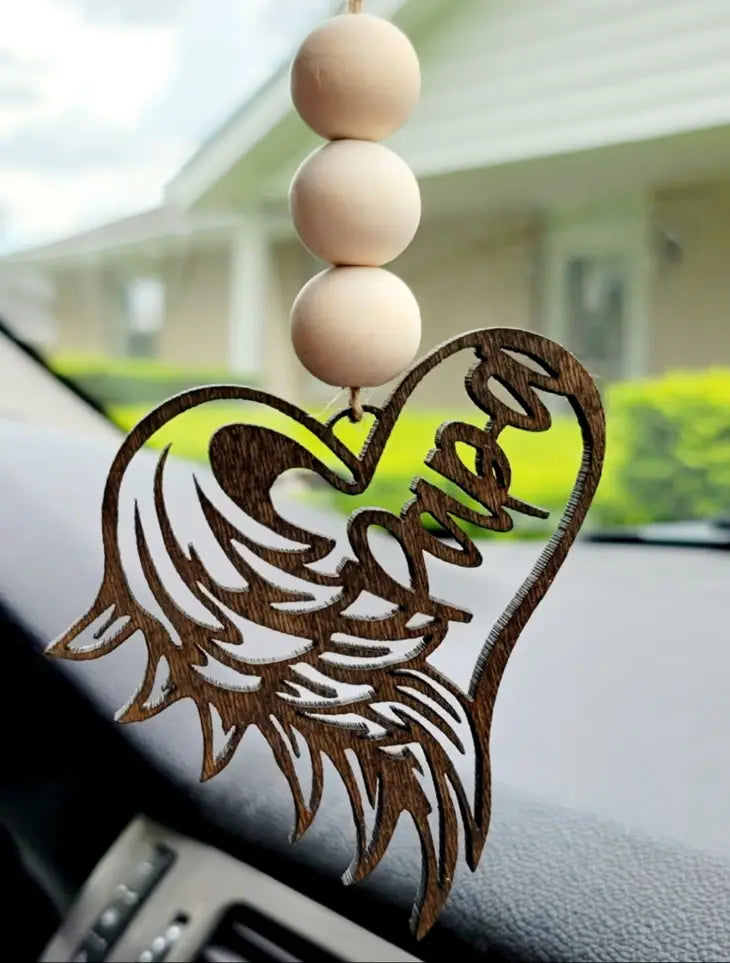 Wooden Car Charm