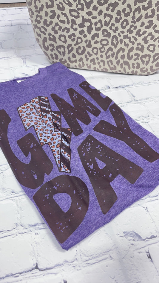 Game Day Tee- Purple