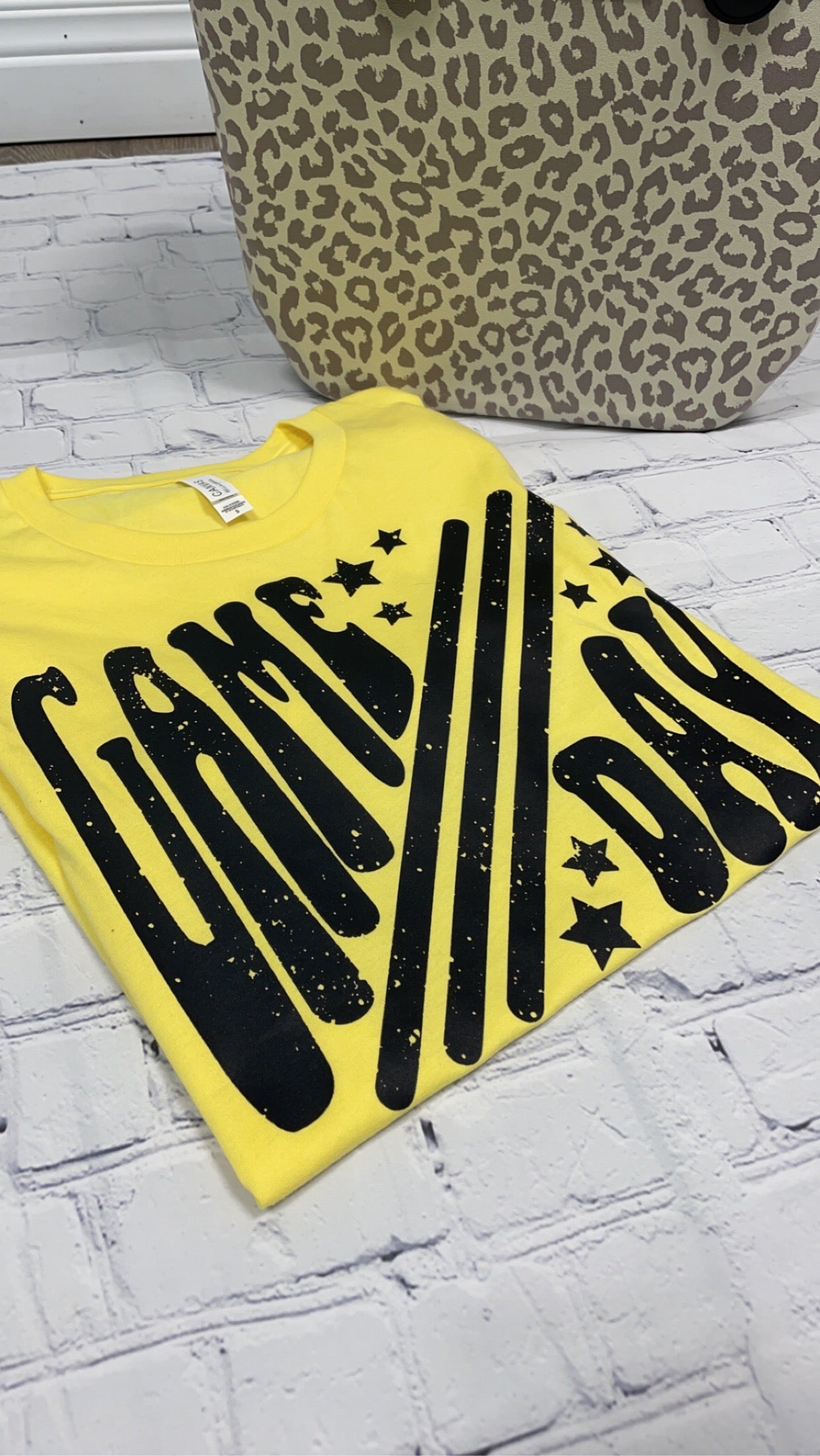 Game Day Tee- Yellow